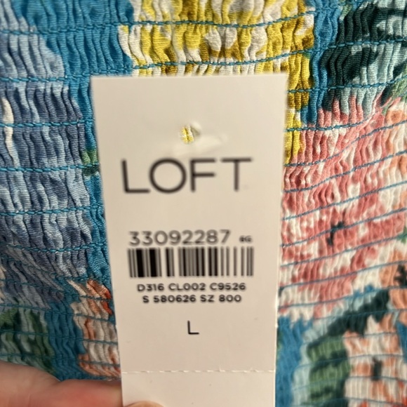 NWT Ann Taylor Loft maxi floral dress - Picture 3 of 3